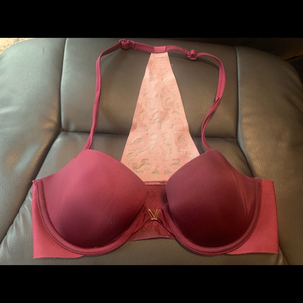 VS Maroon T-Shirt Bra